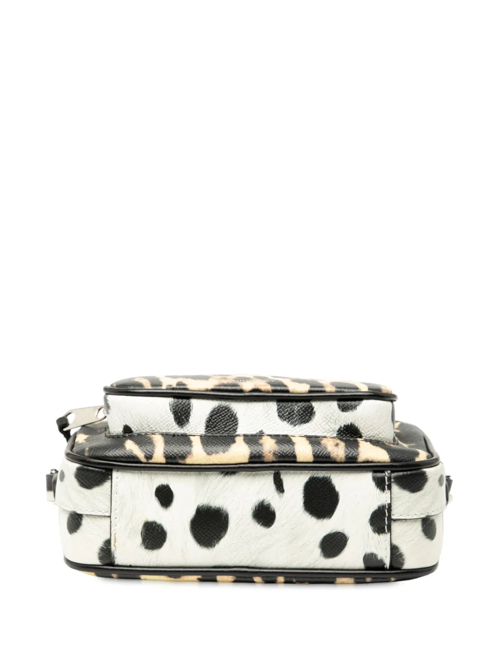 Pre-owned Burberry 2000-2017 Leopard Printed Leather Camera Bag Crossbody Bag In Brown