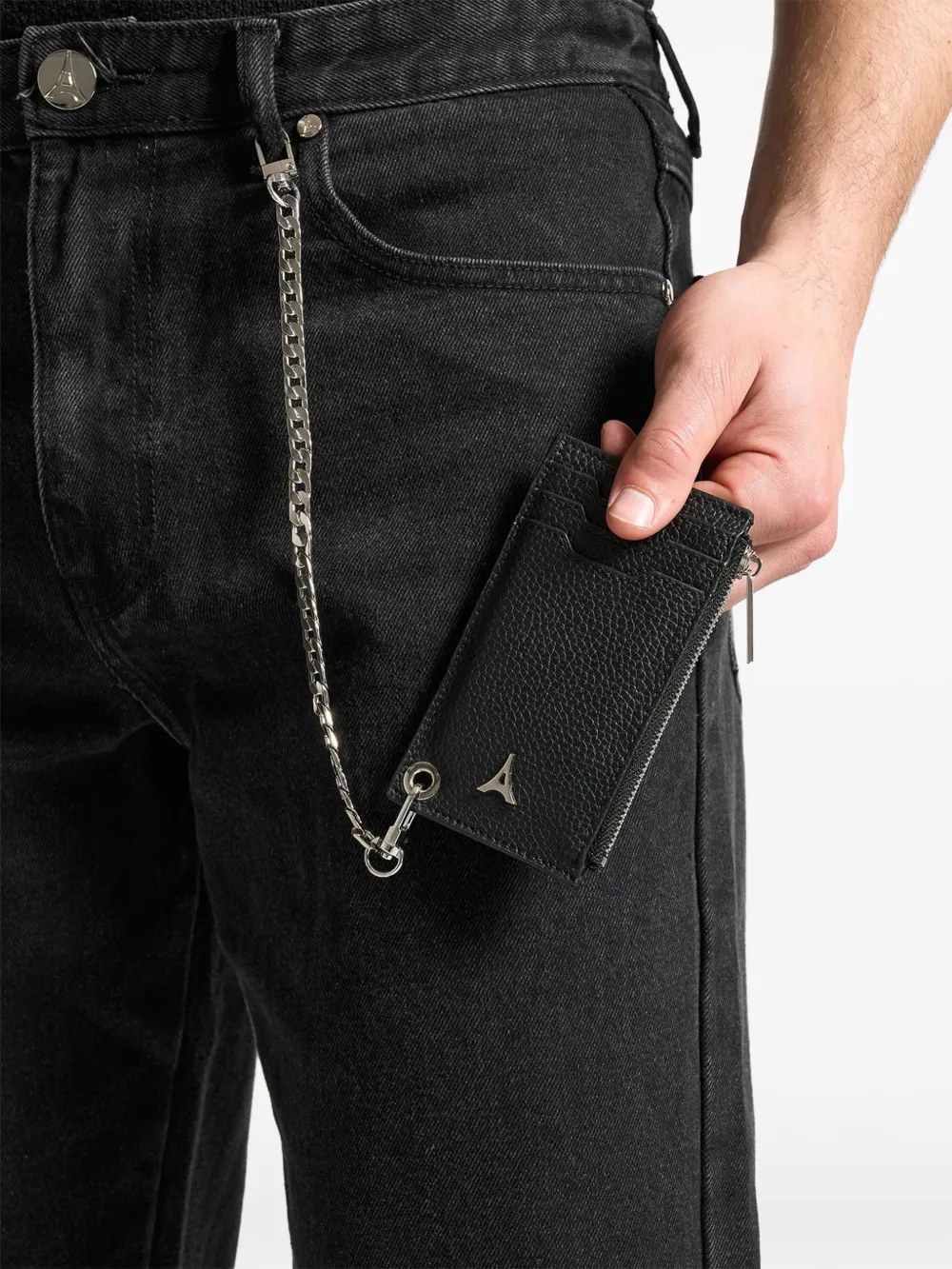 Manière De Voir Pasjeshouder van imitatieleer Zwart