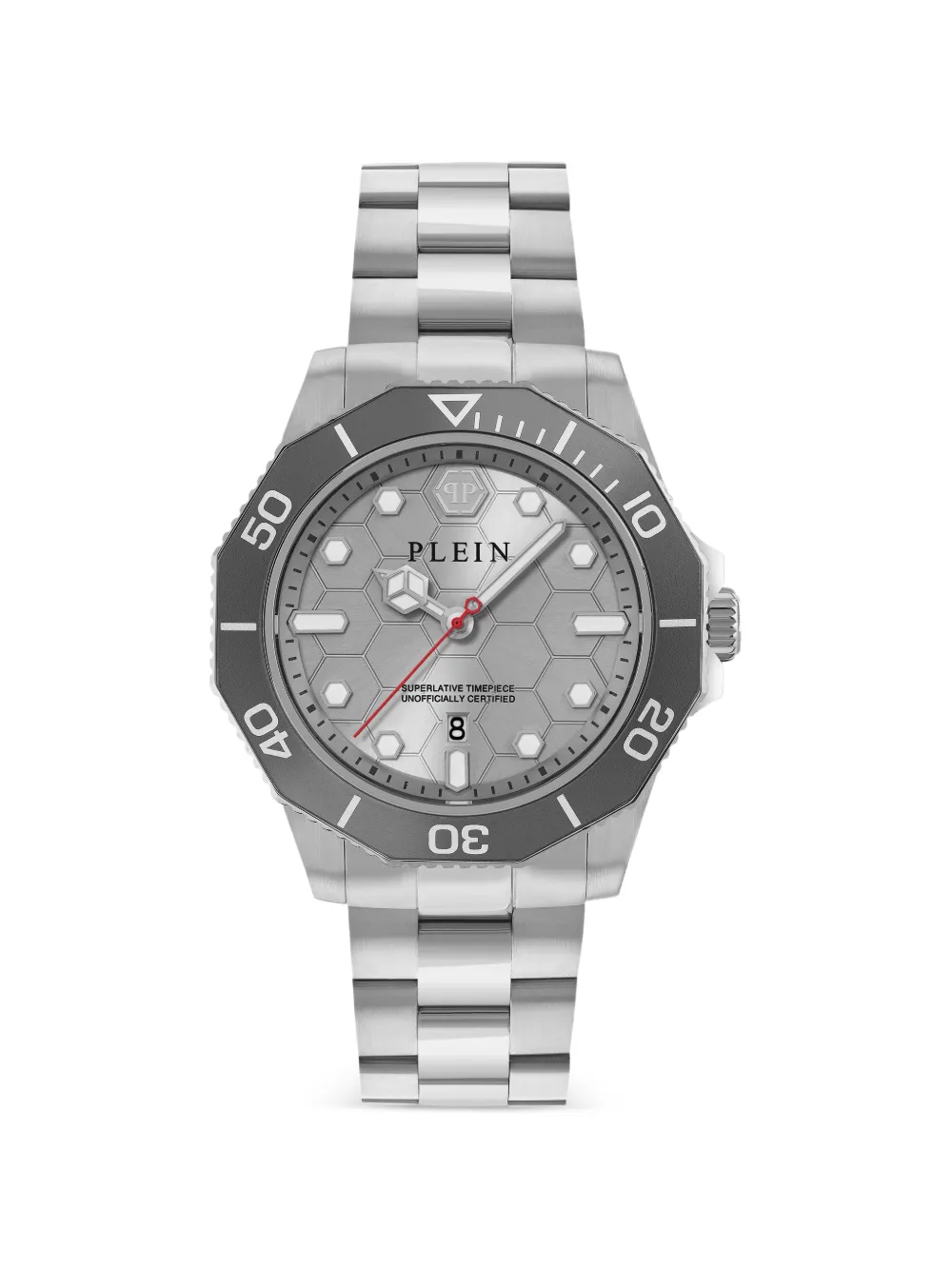 Philipp Plein Aquastorm 44mm watch - Argento