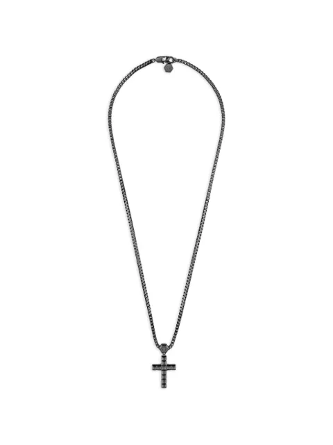 Philipp Plein crucifix-pendant necklace