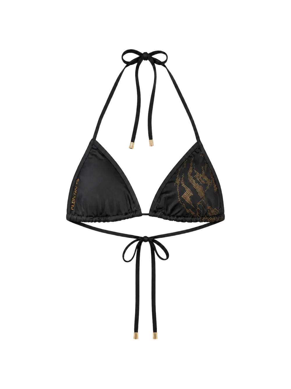 Plein Sport embellished triangle bikini top