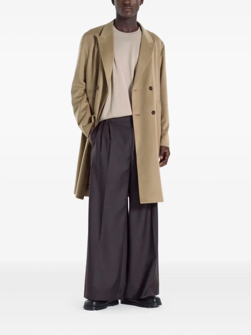 Mackintosh Crawford Cashmere Coat In Brown