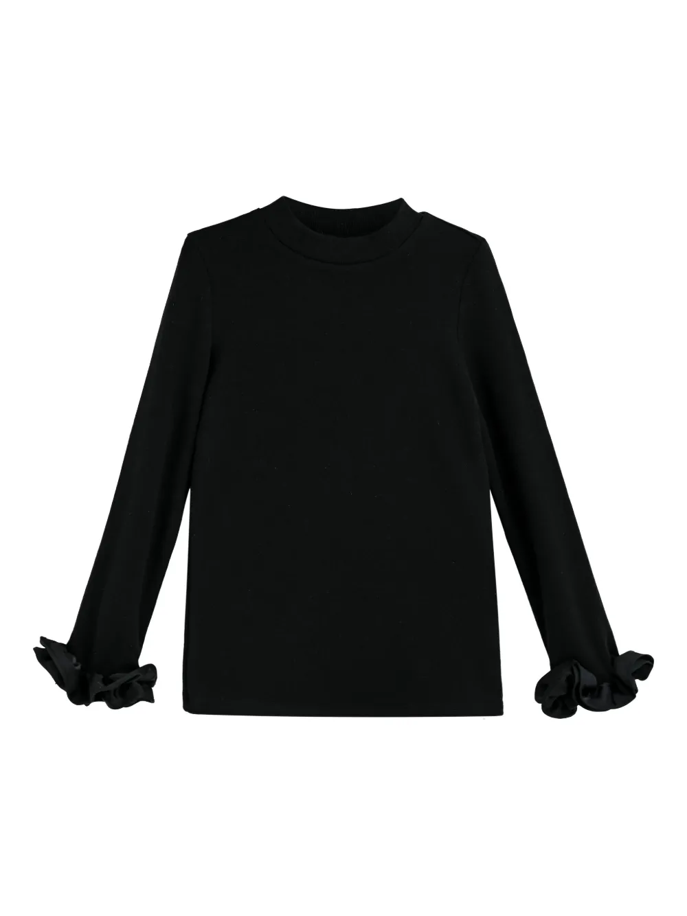 Tulleen ruffled-cuffs top | negro | Image 1