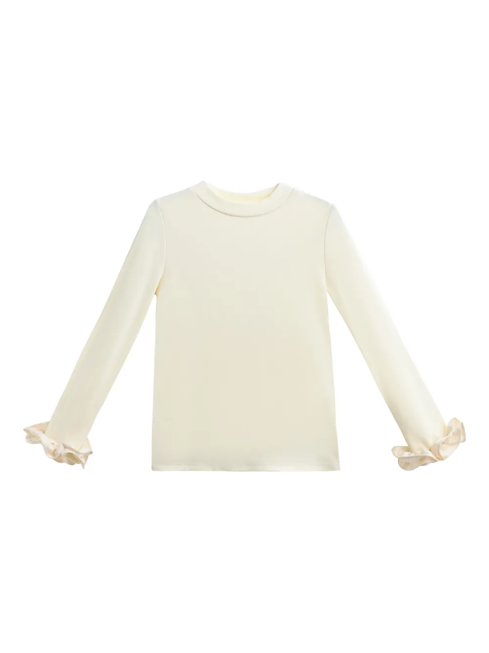 Tulleen ruffled-cuffs top | tons neutres | Image 1