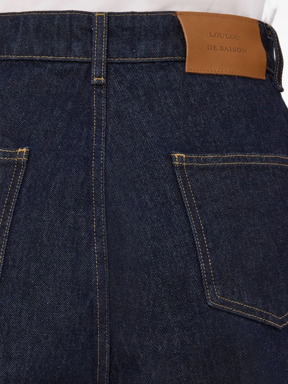 LouLou de Saison Isu Lds shorts met vijf zakken Blauw