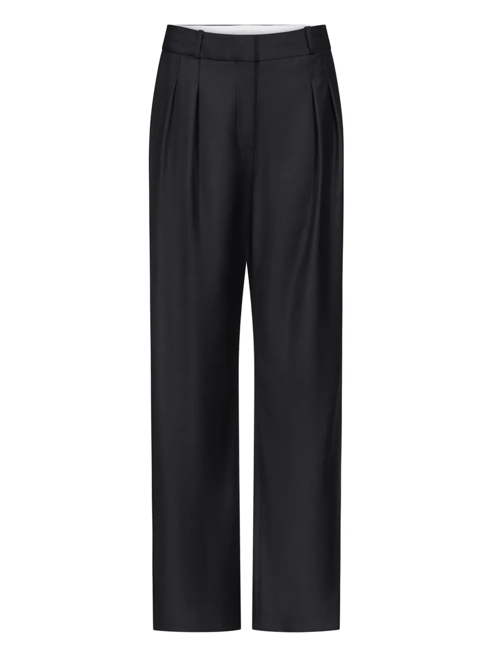 LouLou de Saison Pantaloni Sbiru Lds con pieghe - Nero