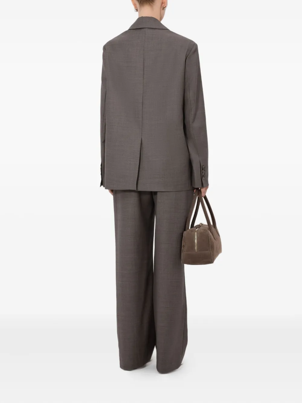 LouLou de Saison Donau Lds blazer met dubbele rij knopen Bruin