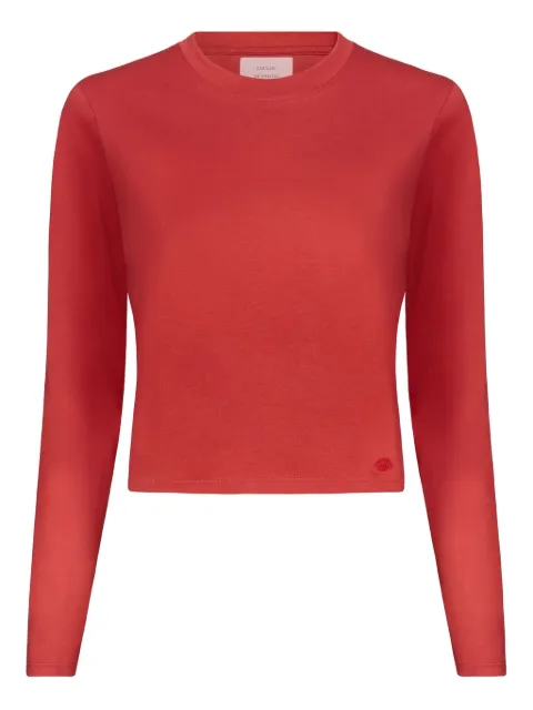 LouLou de Saison Masal Lds embroidered-logo long-sleeve T-shirt