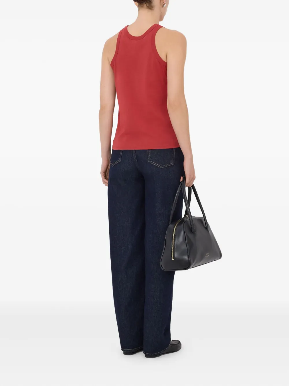 Loulou De Saison Poso Lds Tank Top In Red