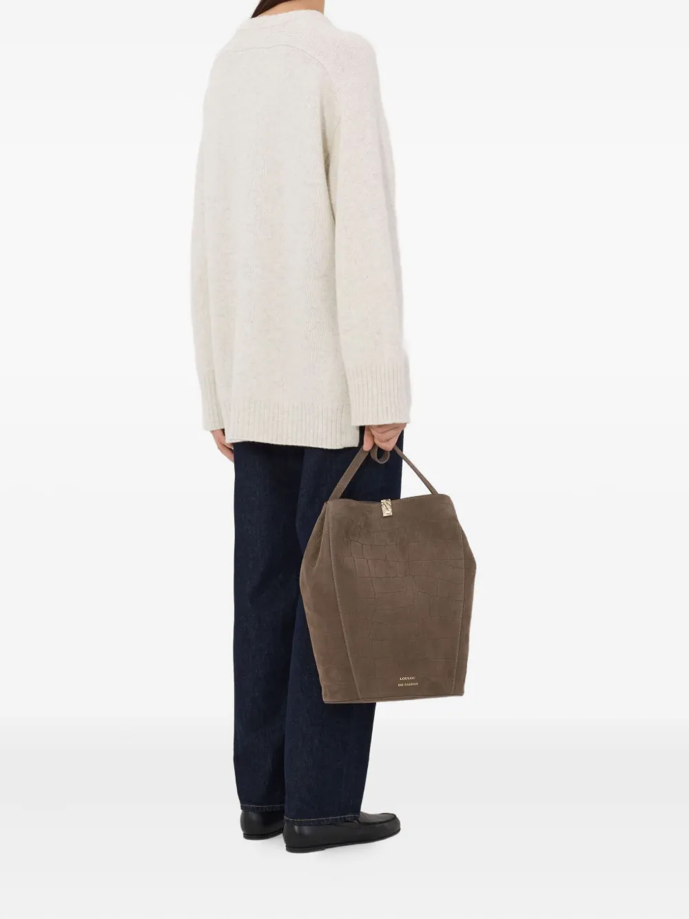  Loulou De Saison Safil Lds Long-sleeve Sweater - Neutrals 