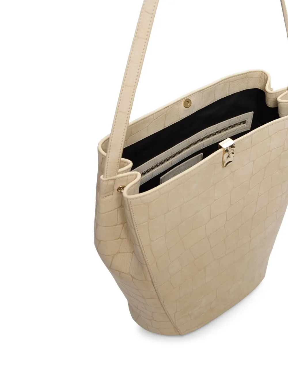 Audrey Embossed Shoulder Bag