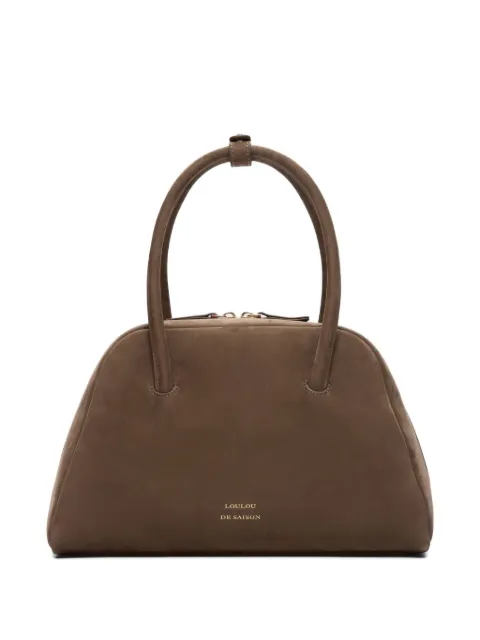 LouLou de Saison Brahms zip leather brahms bowling Bag