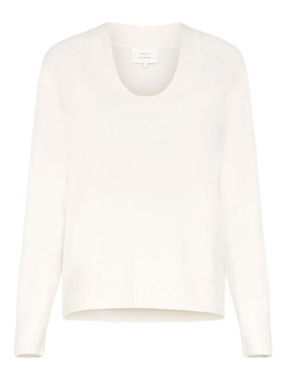 LouLou de Saison Maglione con scollo a U - Toni neutri