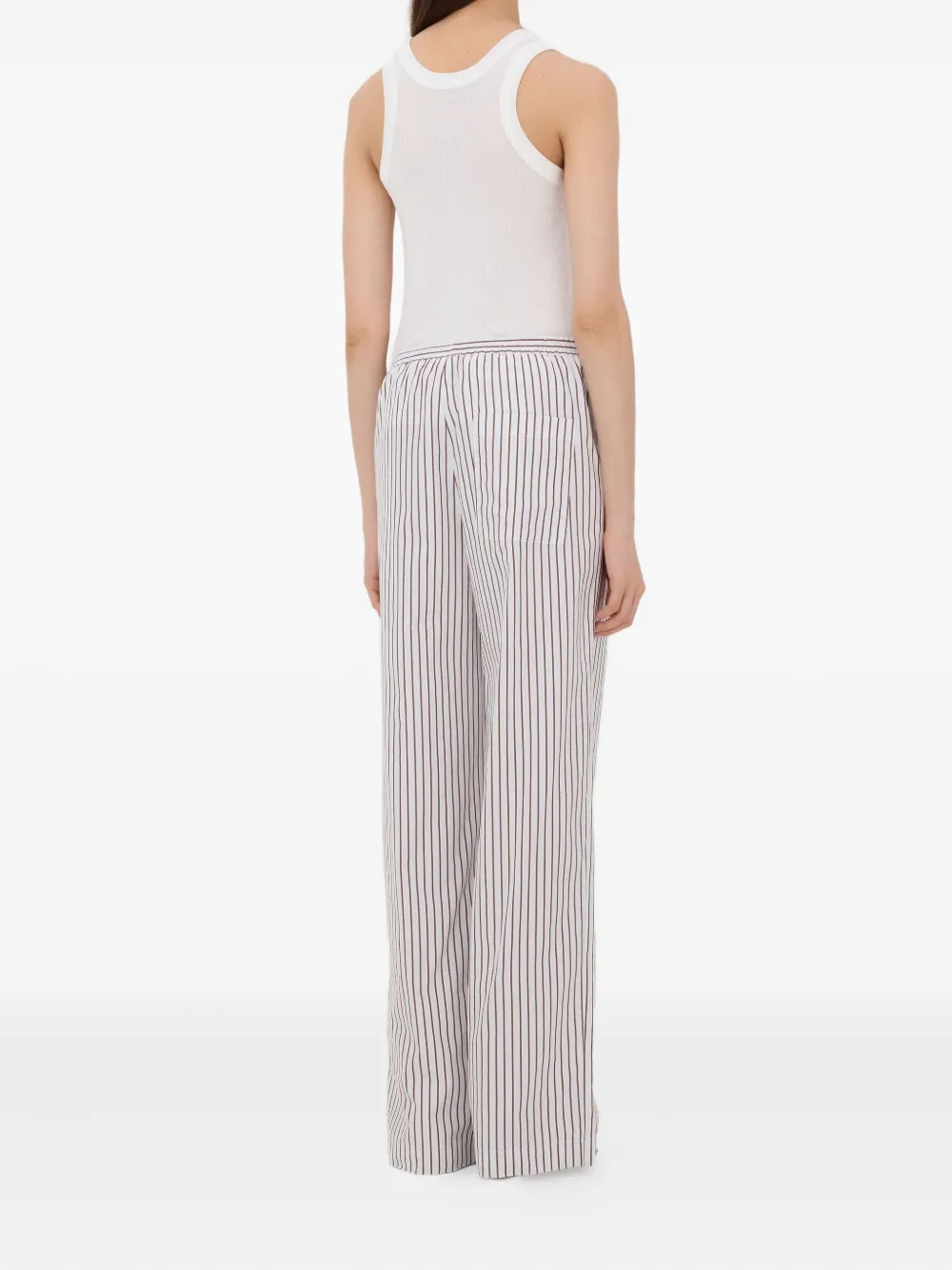 Striped Elasticated Cisco Trousers