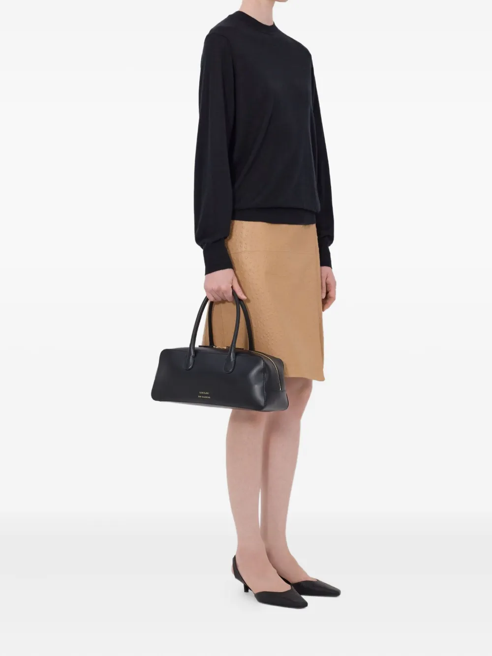 Drop Shoulder Ribbed Knitwear