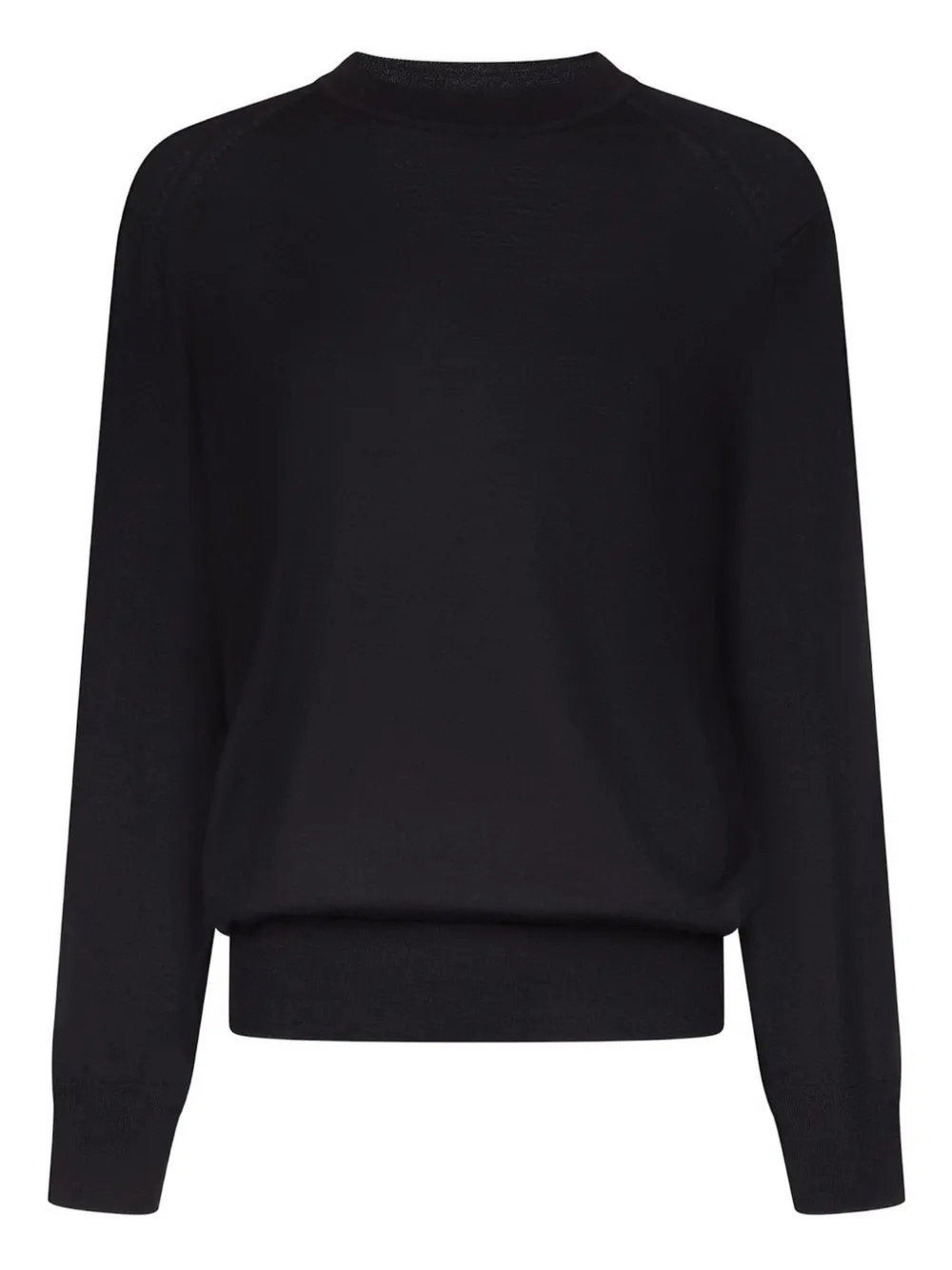 LouLou de Saison Maglione con maniche a spalla bassa - Nero