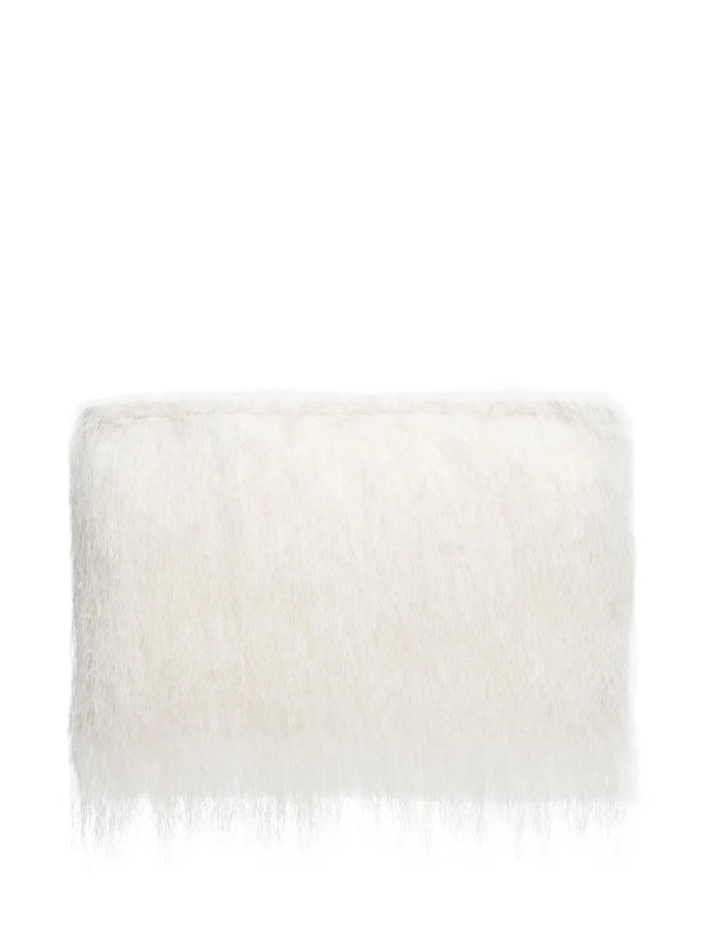 Loulou De Saison Evano Clutch Mit Fransen In White