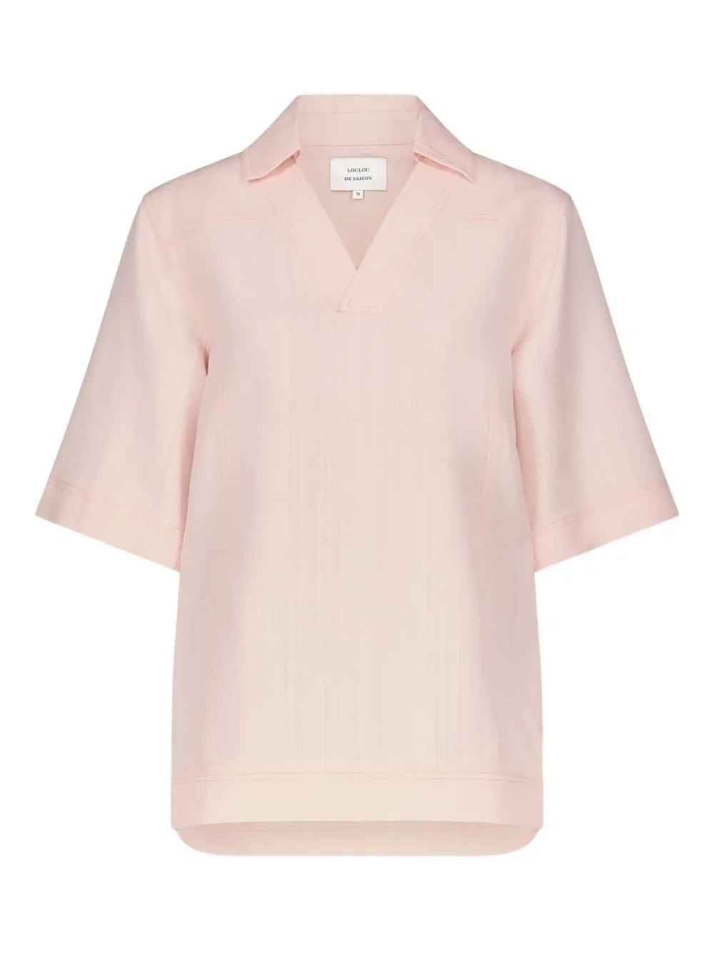 LouLou de Saison Top Ermo con scollo aperto - Rosa