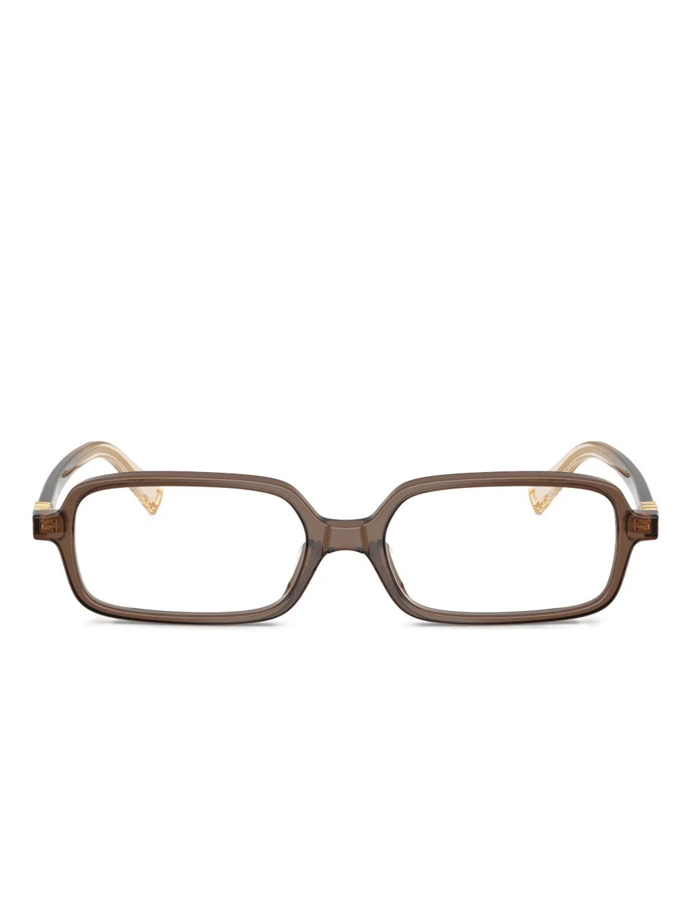 Miu Miu Eyewear rektangulære briller | brun | Image 1