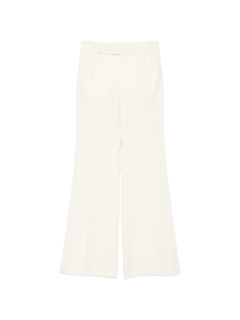 Chloé pressed-crease flared trousers