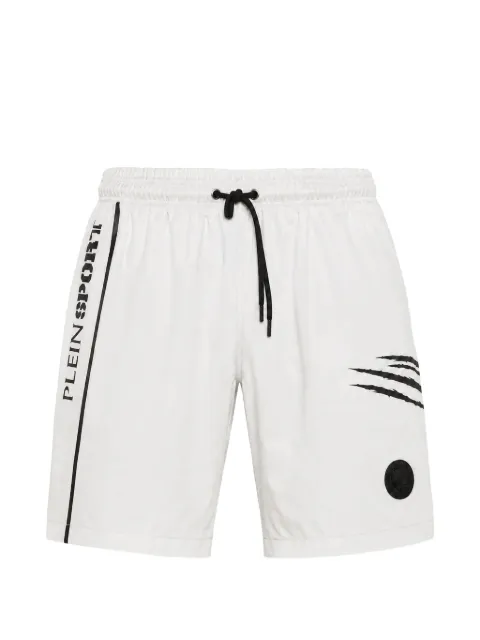 Plein Sport logo-print ripstop swimming shorts