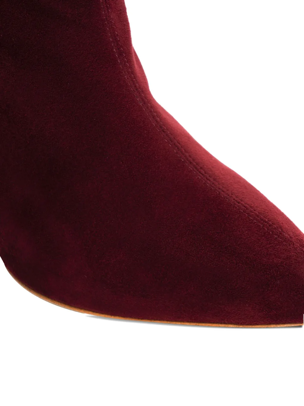 Ginissima 80mm Eva Slouchy Leather Boots In Red