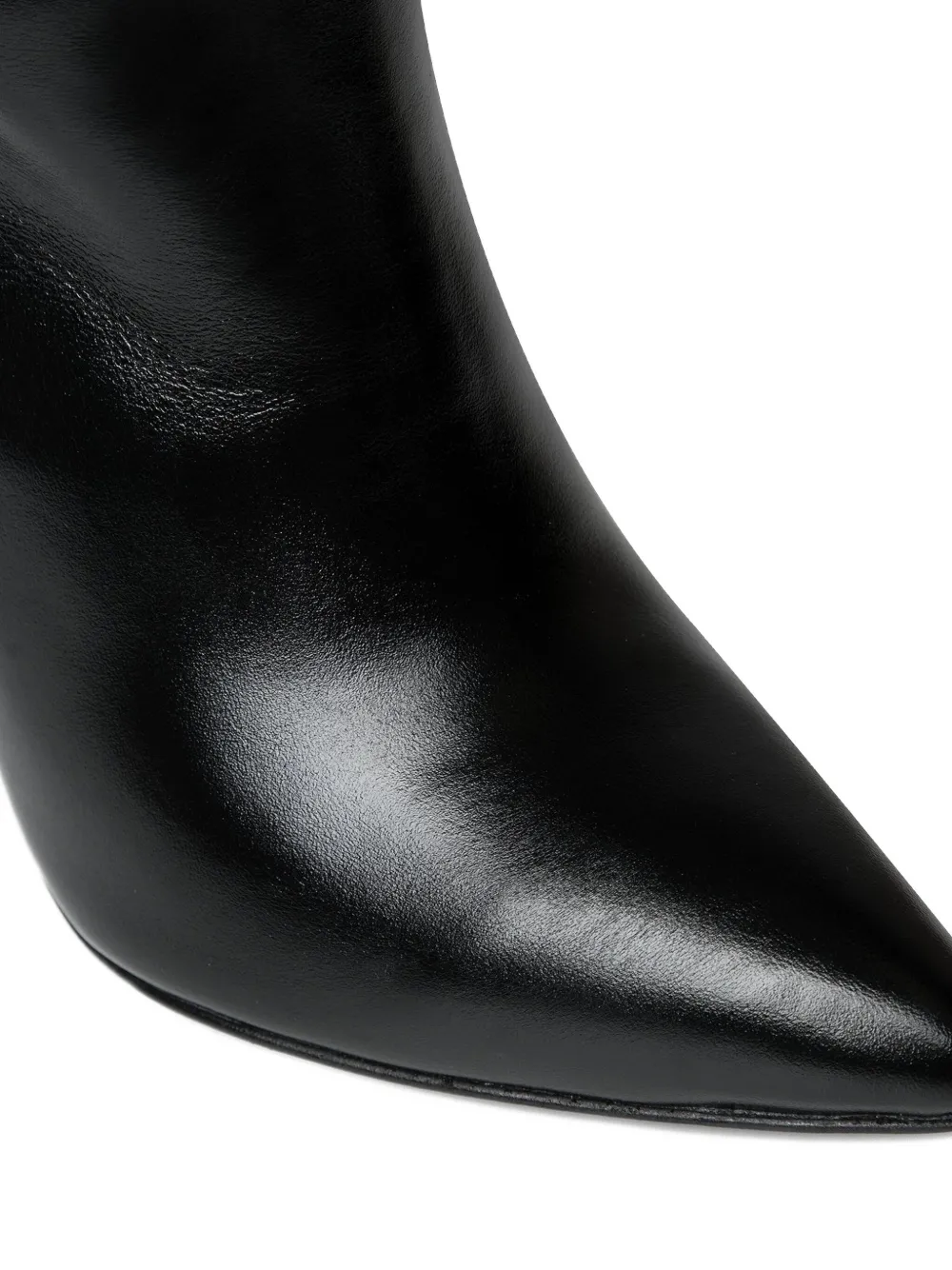 Ginissima 95mm Leather Boots In Black