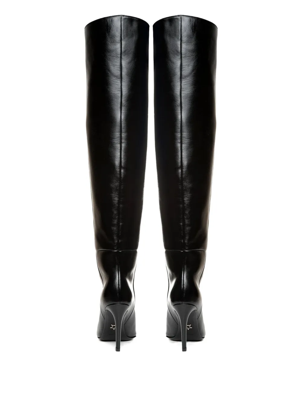 Ginissima 95mm Leather Boots In Black