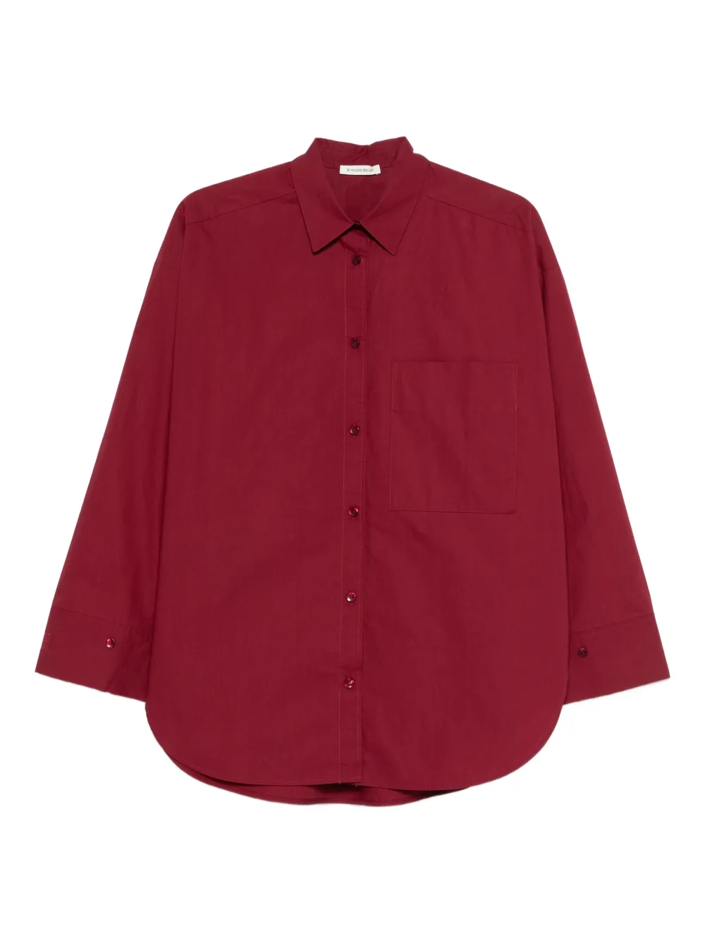By Malene Birger chest-pocket long-sleeve shirt - Rosso