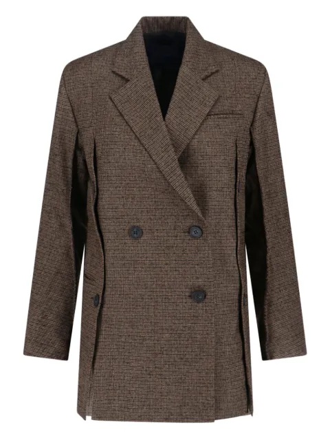 Eudon Choi Beatrice double-breasted check blazer