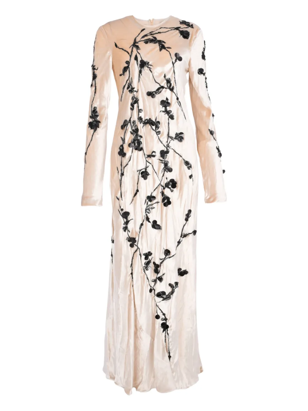Alberta Ferretti Tulen maxi-jurk Beige