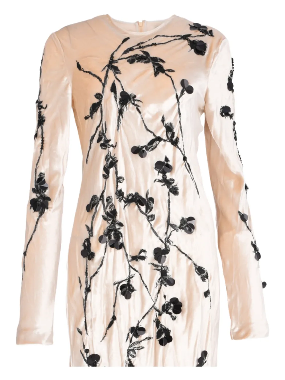 Alberta Ferretti Tulen maxi-jurk Beige