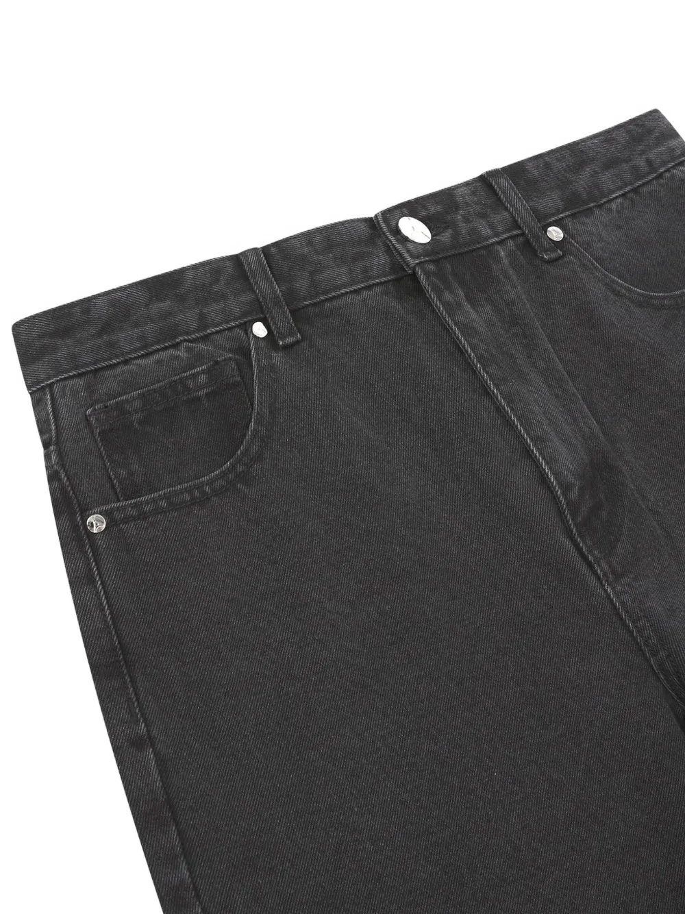 Manière De Voir bel-loops pocket jeans Zwart