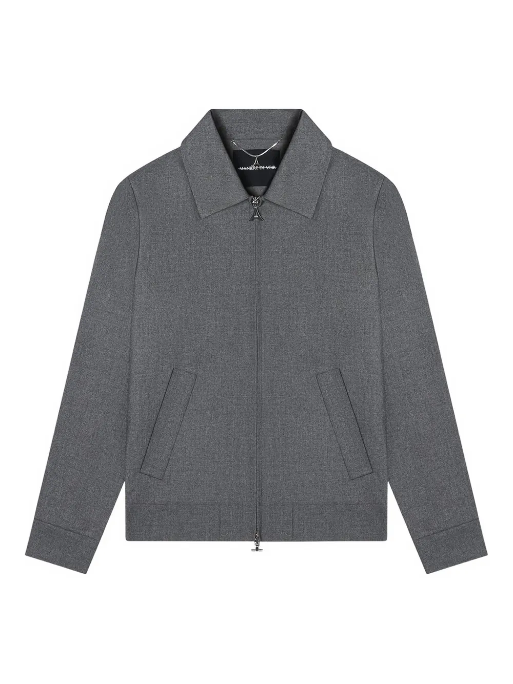 Manière De Voir sobrecamisa Roger con cierre | gris | Image 1