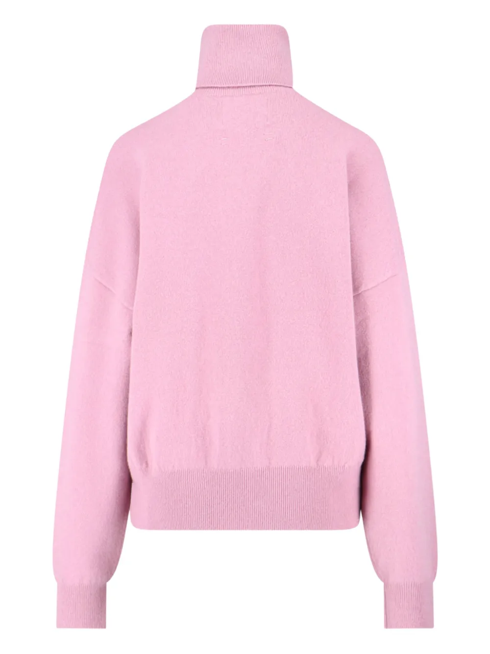 extreme cashmere Jill geribbelde coltrui Roze