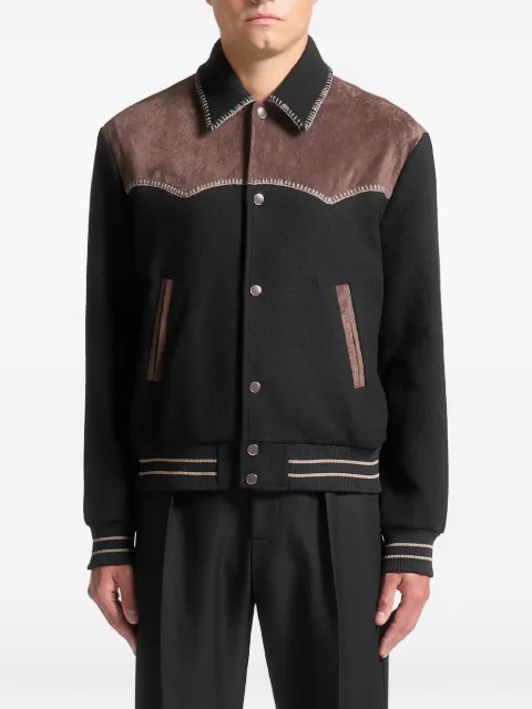 Manière De Voir chamarra universitaria Whipstitch