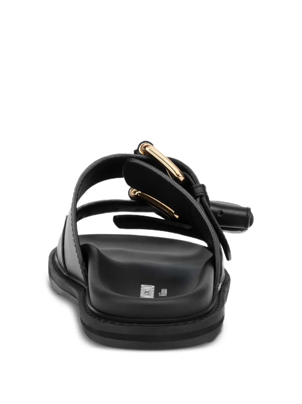 Moschino Sandalen met gespdetail Zwart