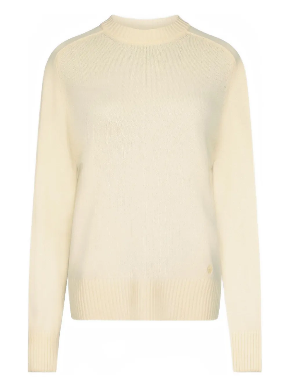 LouLou de Saison Baltra Lds ribbed sweater - Neutrals