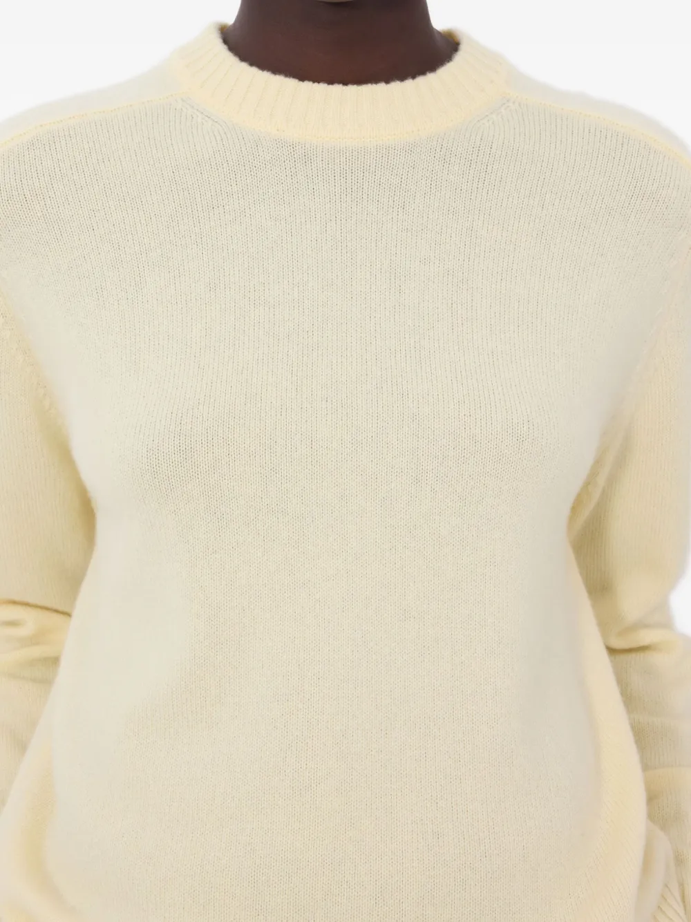 LouLou de Saison Baltra Lds geribbelde trui Beige