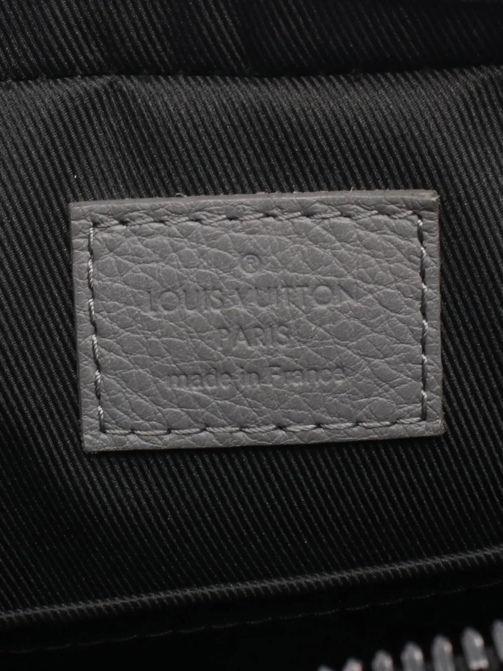 Pre-owned Louis Vuitton 2021-2025 Monogram Shadow Trio Messenger Crossbody Bag In Gray