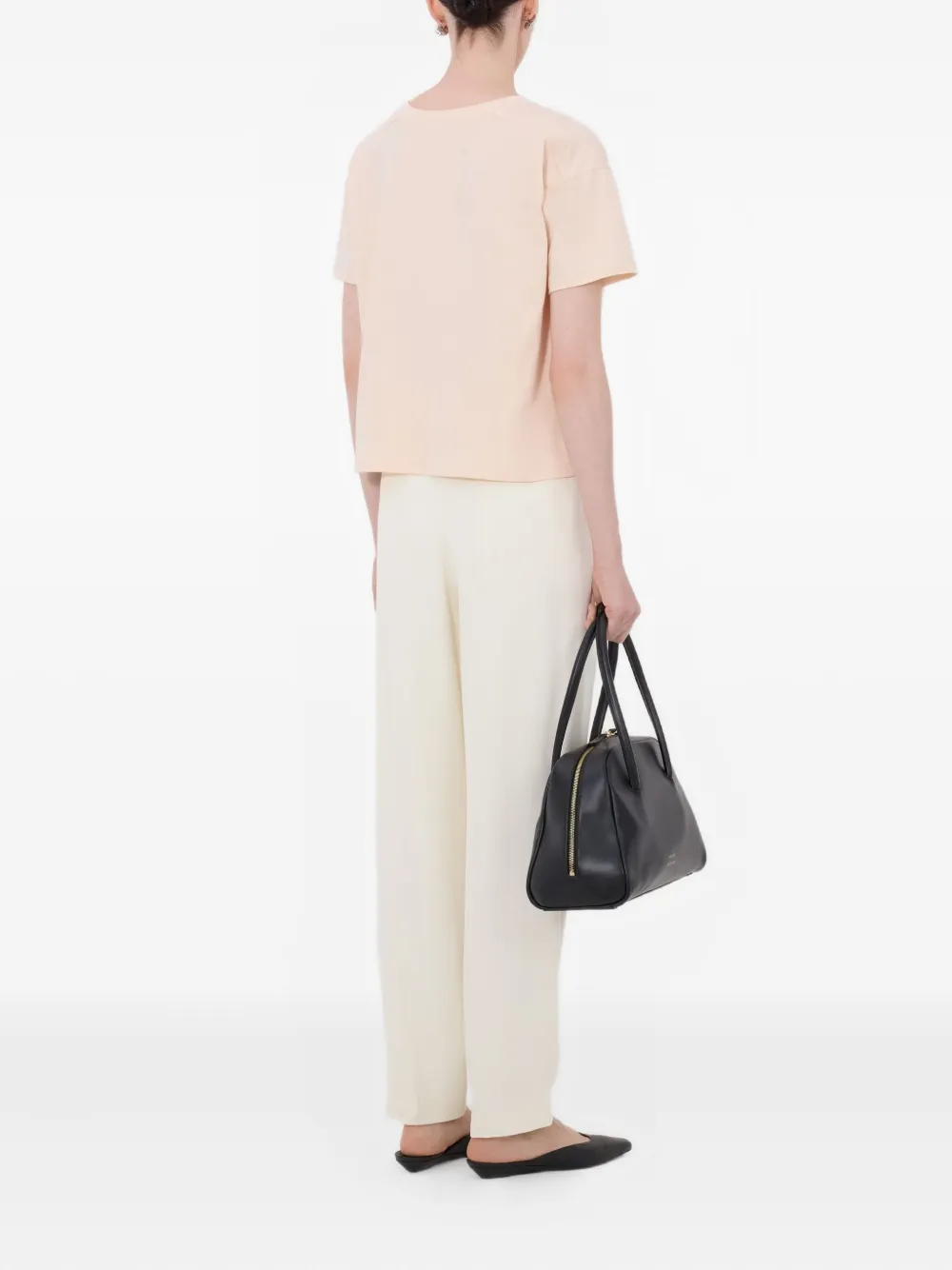 LouLou de Saison Faaa Lds T-shirt met V-hals Roze