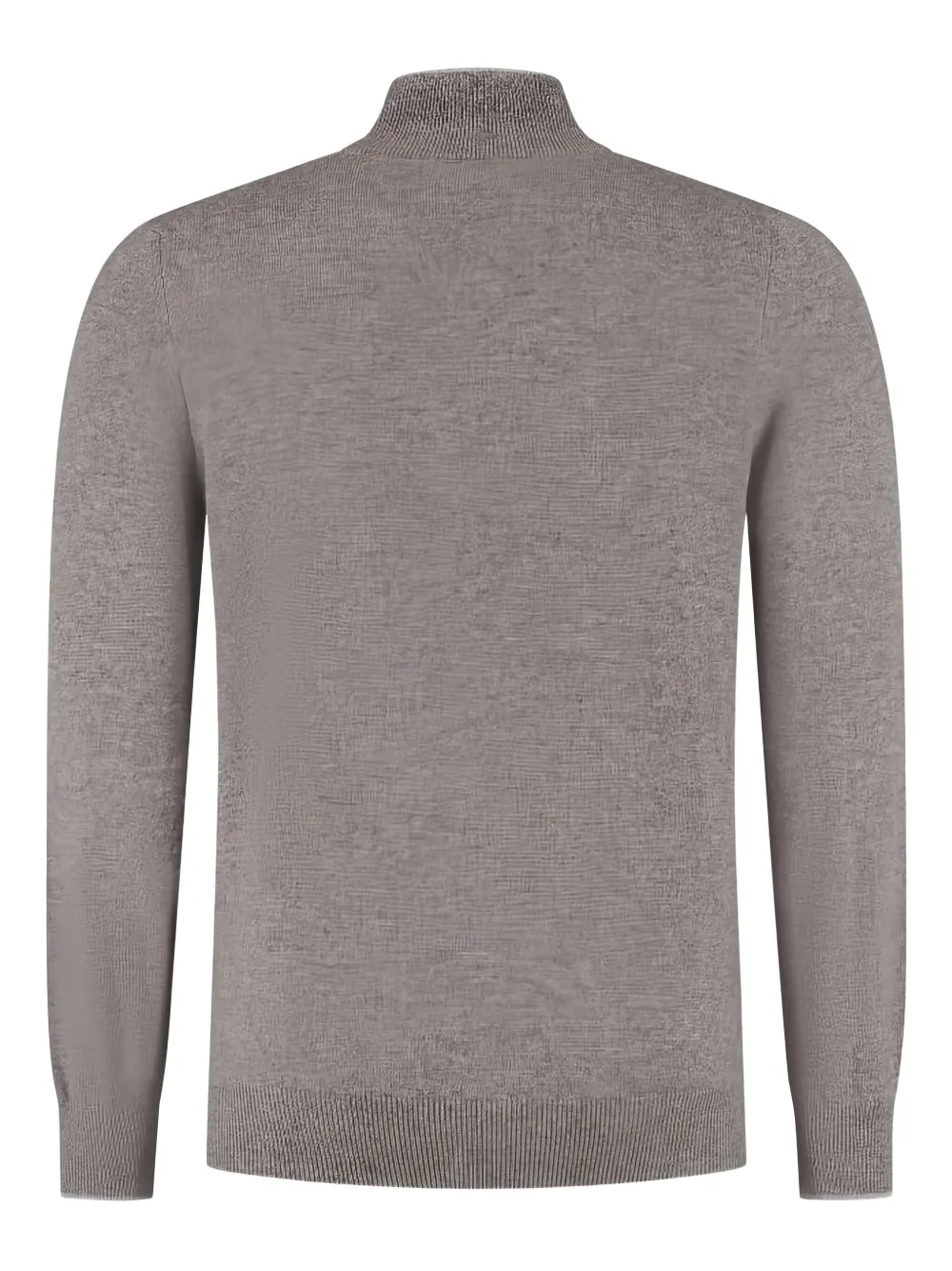 Gran Sasso Fijngebreide trui met rits - Beige