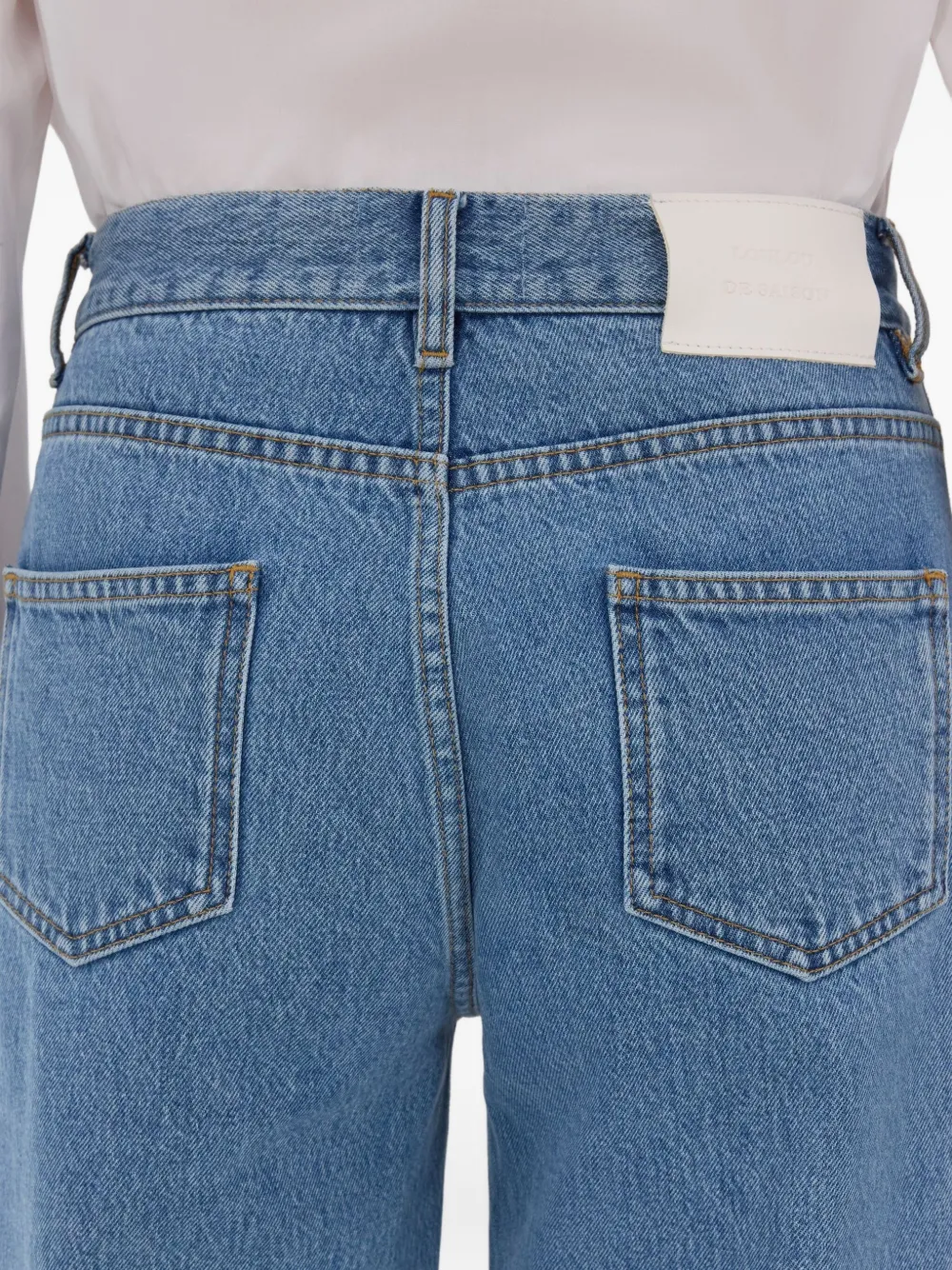 LouLou de Saison Samur Lds jeans met vijf zakken Blauw