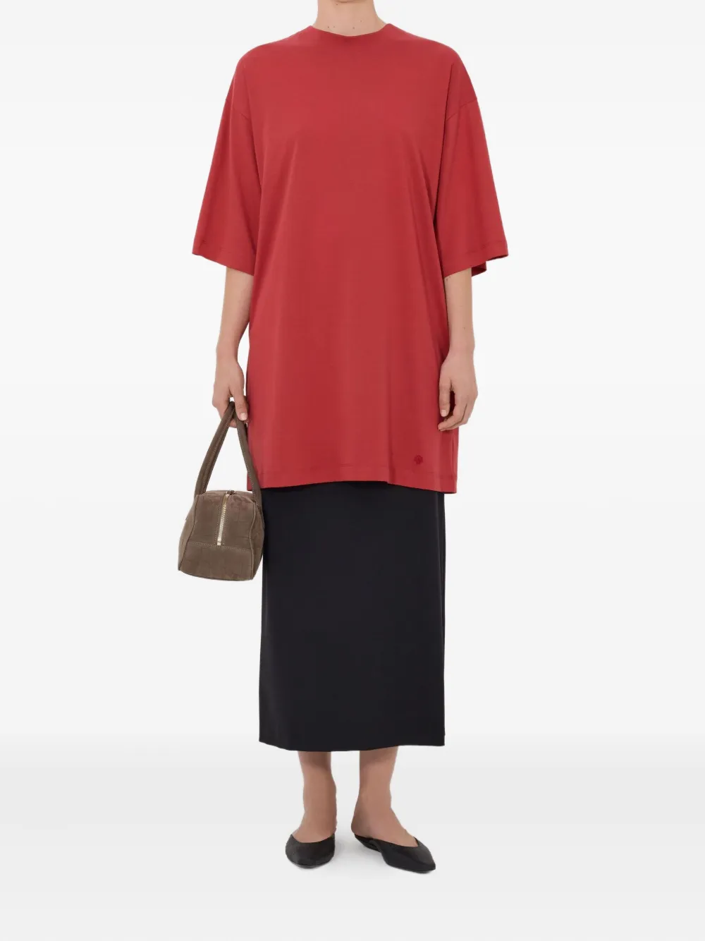 LouLou de Saison Ayaz Lds katoenen T-shirt Rood