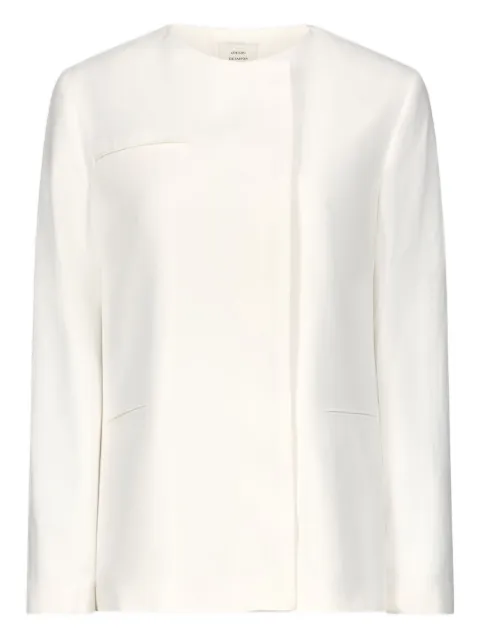 LouLou de Saison Bono asymmetric welt pocket jacket