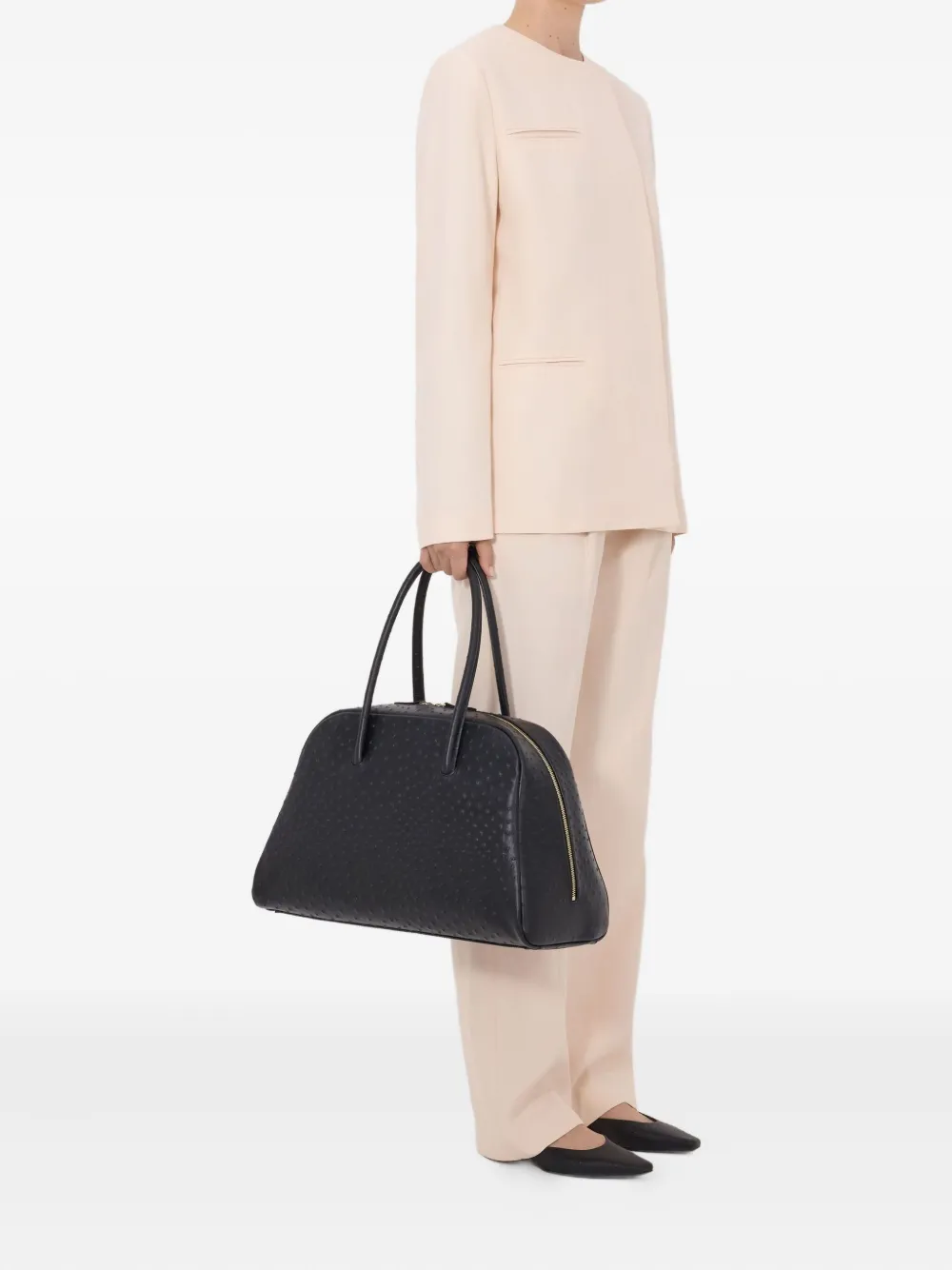  Loulou De Saison Bono Asymmetric Welt Jacket - Neutrals 