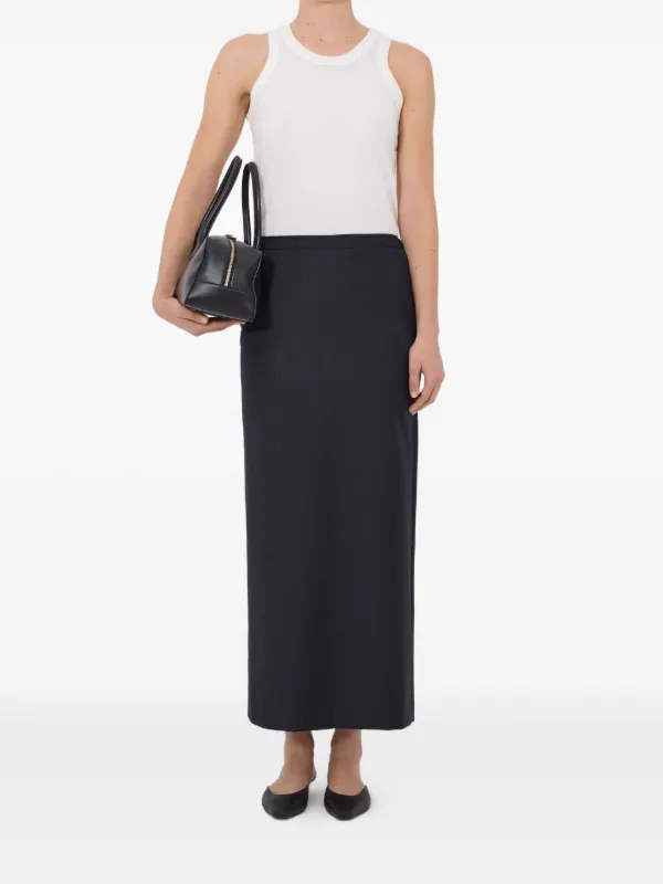 LouLou De Saison Cara Maxi Skirt | Grey | FARFETCH