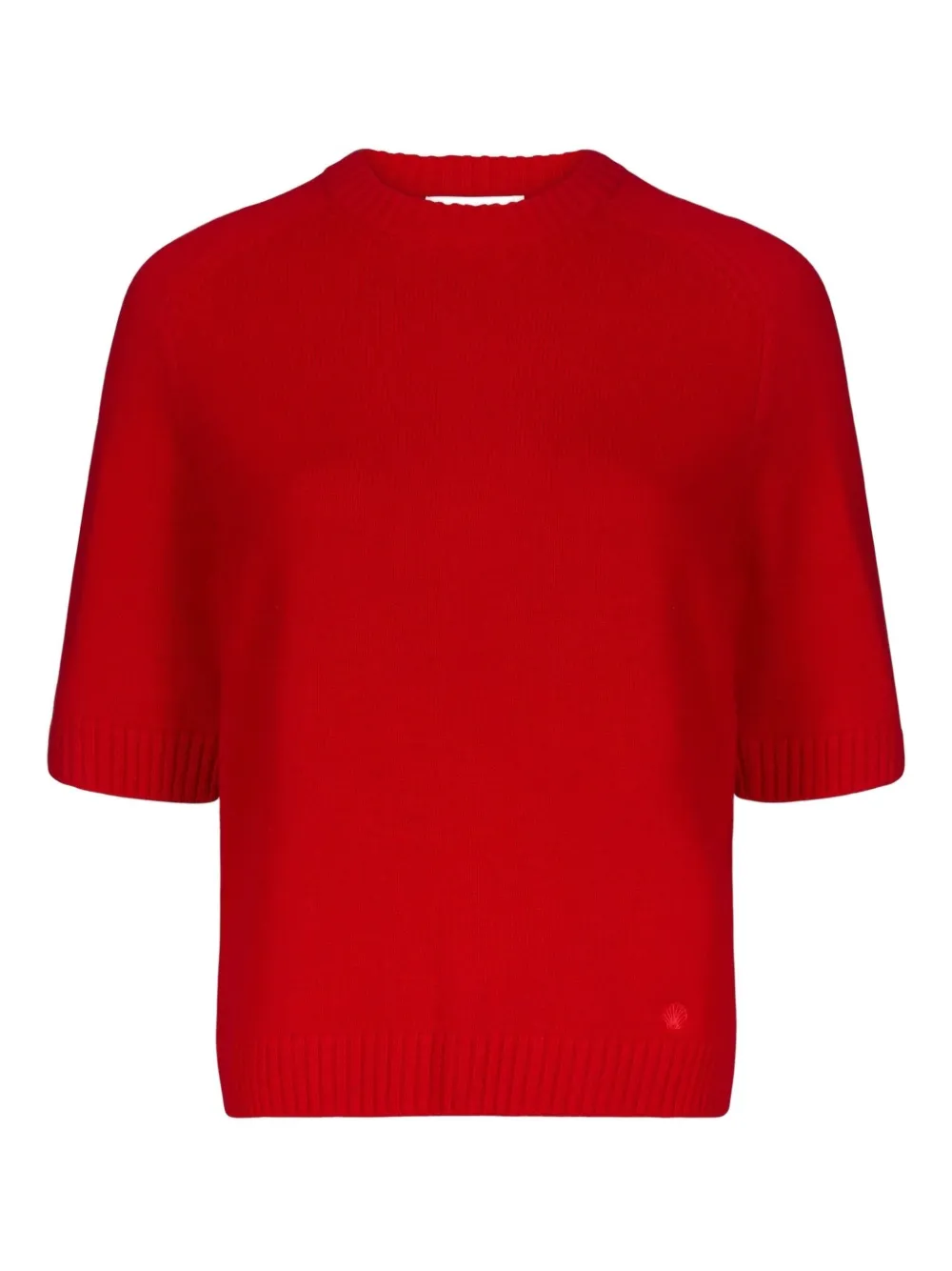 LouLou de Saison Maglione Dara con maniche al gomito - Rosso