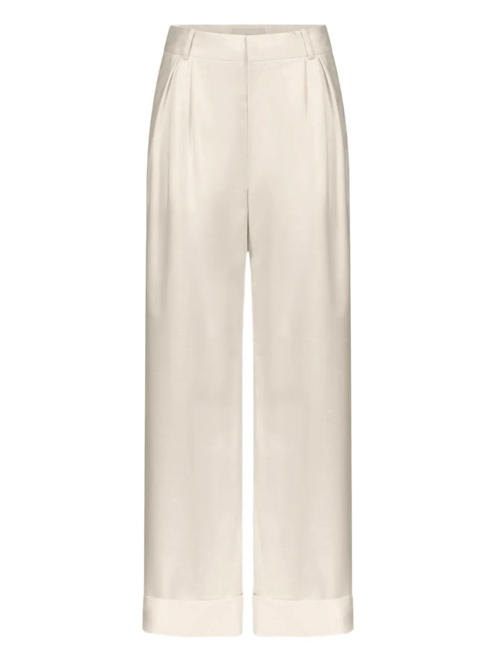 LouLou de Saison Pantaloni Davy con pieghe - Toni neutri