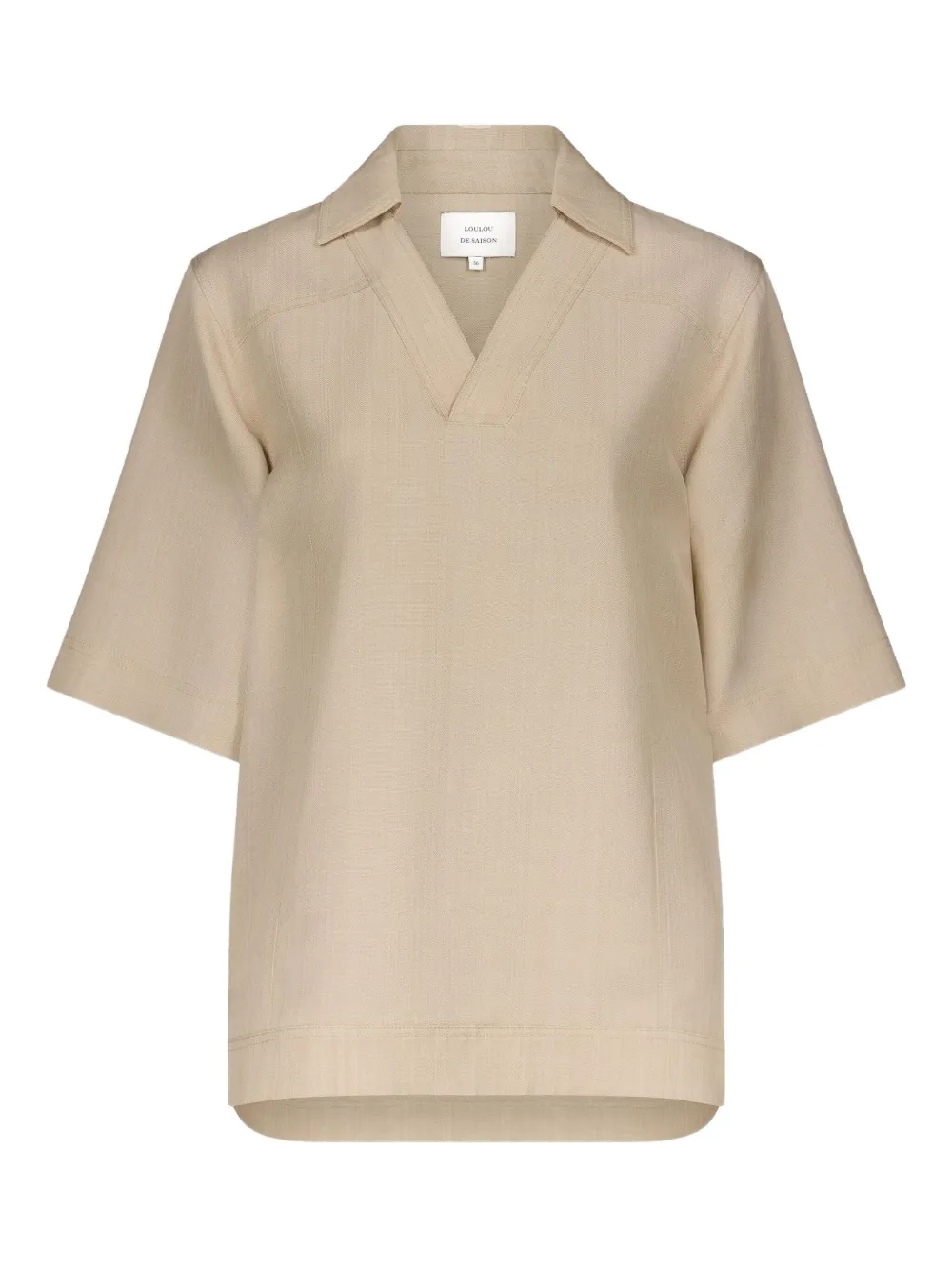 LouLou de Saison Top Ermo con scollo aperto - Toni neutri